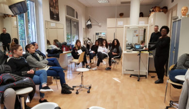 Conférence L'Oréal professionnel relation client, aix-en-provence, Lycée privé Clovis Hugues, coiffure, brevet professionnel