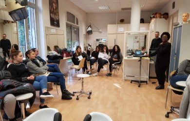 Conférence L'Oréal professionnel relation client, aix-en-provence, Lycée privé Clovis Hugues, coiffure, brevet professionnel