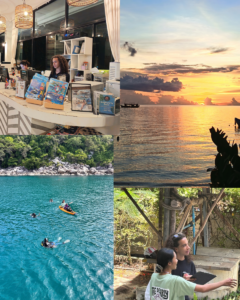 Durant deux mois, Lissandro a effectué son stage au Dearly Hostel, à Koh Tao, en Thaïlande.