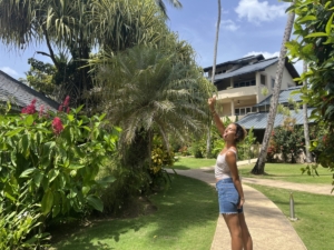 Célia, étudiante , a effectué son stage à Las Terrenas, en République Dominicaine