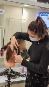 Concours de coiffure : épreuve coupe tendance