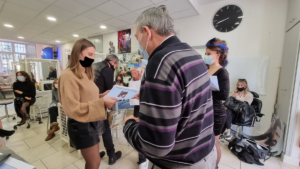 Remise des pris au Concours de coiffure, Mlle GALLI Paloma